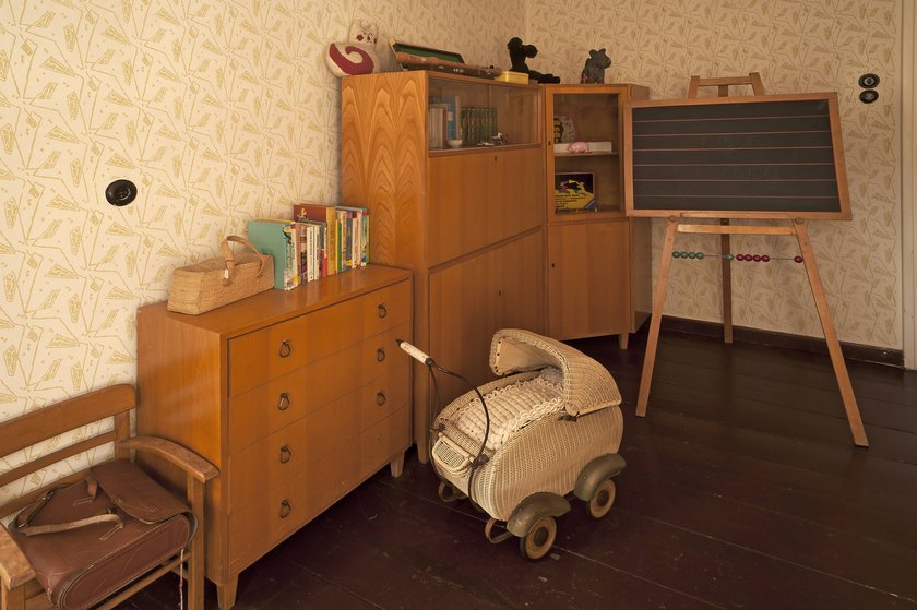 Die Kinderzimmer in den 60ern waren sporadisch, aber behaglich, eingerichtet.
