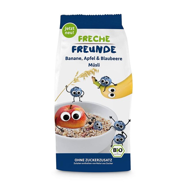 Kindermüsli - Freche Freunde Bio Frühstücks-Müsli