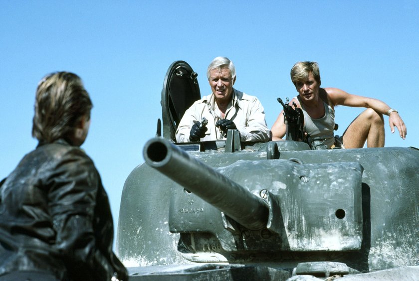 THE A-TEAM, George Peppard, Dirk Benedict